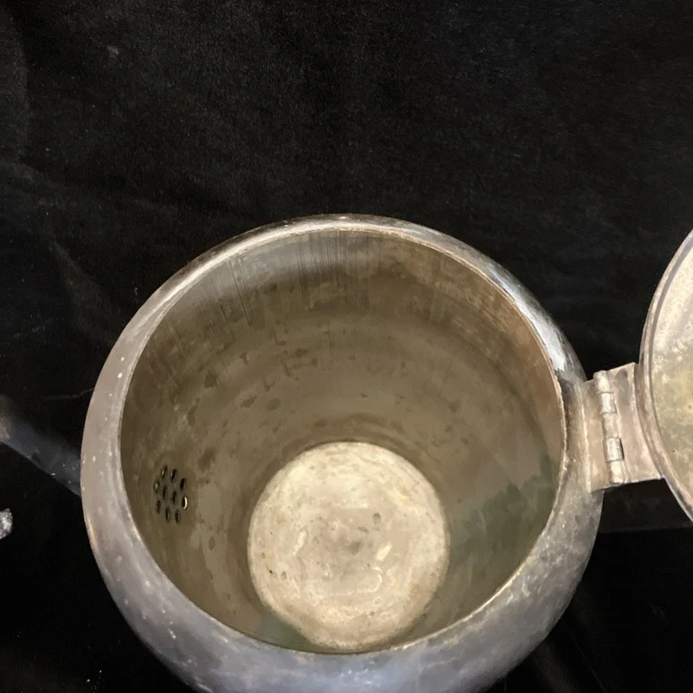 Set of 2 FB Rogers Co 1883 Silver-plate Tea /Coffee Pot (w/lid) Creamer (no lid)